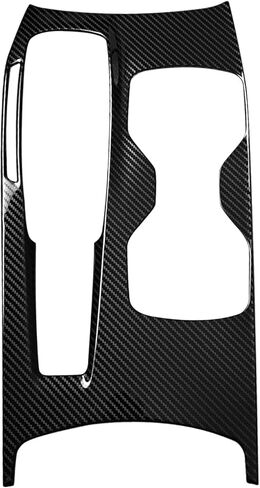 SUNJIKA Compatible with Carbon Fiber Gear Shifter Box Gun Water Cup Holder Panel Cover Trim Interior Accessories for Honda Accord 10th Gen 2018 2019 2020 2021 2022 (Hybrid 1pc Brushed Black) in Kuwait