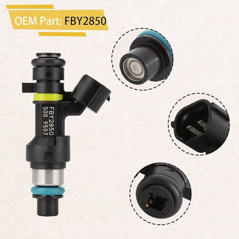 16600-9HP0A حاقن الوقود OE، متوافق مع/نيسان 2.5L Altima Rogue 2015 2016 2017 2018، Nv200 Sentra 2.0L، Tiida Versa Cube 1.8L 2007 2008 2009 2010 2011 2012 2013 2014 |18 حفرة| |مجموعة من 4| in Kuwait