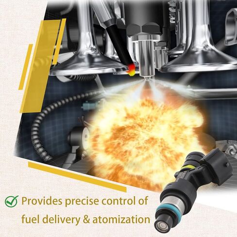 16600-9HP0A حاقن الوقود OE، متوافق مع/نيسان 2.5L Altima Rogue 2015 2016 2017 2018، Nv200 Sentra 2.0L، Tiida Versa Cube 1.8L 2007 2008 2009 2010 2011 2012 2013 2014 |18 حفرة| |مجموعة من 4| in Kuwait