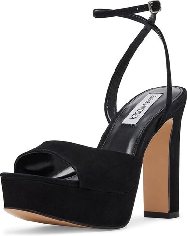Steve Madden Women's Assured Heeled Sandal, Gold Metallic, 8.5 in Saudi Arabia