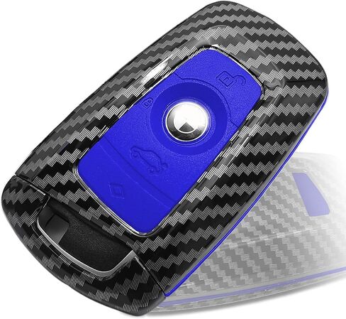 for BMW 3/4 Buttons Key Fob Cover,Soft TPU Key Fob Cover Case Compatible with BMW 1 3 4 5 6 7 Series X1 X3 X4 M5 M6 GT3 GT5(Black) in Kuwait