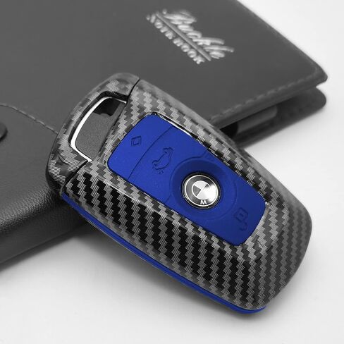 for BMW 3/4 Buttons Key Fob Cover,Soft TPU Key Fob Cover Case Compatible with BMW 1 3 4 5 6 7 Series X1 X3 X4 M5 M6 GT3 GT5(Black) in Kuwait