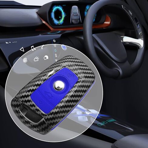 for BMW 3/4 Buttons Key Fob Cover,Soft TPU Key Fob Cover Case Compatible with BMW 1 3 4 5 6 7 Series X1 X3 X4 M5 M6 GT3 GT5(Black) in Kuwait