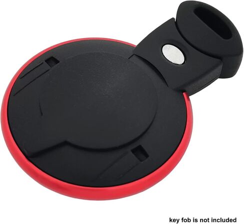 Aluminum Smart Key Fob Ring Rim Trim Cover Protector Compatible with BMW Mini Cooper R55 R56 R57 R58 R59 R60 (Red) in Kuwait
