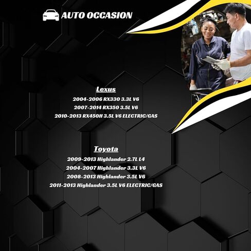 مستشعر الأكسجين O2 المصب 2 البنك 2 متوافق مع تويوتا هايلاندر 3.3L 3.5L 2.7L، لكزس 04-06 RX330 3.3L، 07-15 RX350 3.5L، 10-13 RX450h OE #234-4509 in Kuwait