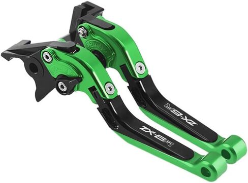 Motorcycle Brake and Clutch Levers Modified Parts Fits for Kawasaki ZX6R ZX 6R 636 ZX-6R 2019 2020 2021 2022 2023 2024 Adjustable Foldable Extendable Handle Brake Lever. (Black-Gold, ZX-6R 2019-2024) in Saudi Arabia