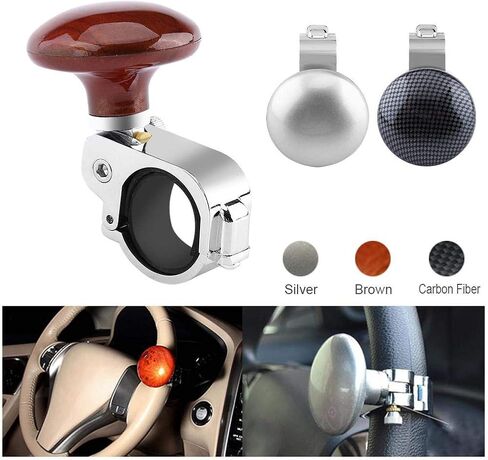 Universal Steering Wheel Spinner,Carbon Fiber Steering Wheel Knob Spinner for Car Auto Vehicle in Saudi Arabia