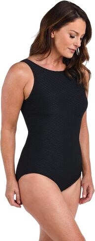 Maxine Of Hollywood Women's Spa High Neck One Piece Swimsuit in Saudi Arabia