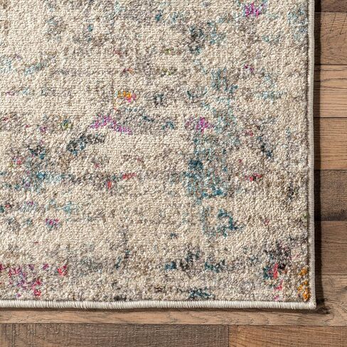 سجادة nuLOOM Cézanne ذات لمسة تجريدية ملونة، 3x5، متعددة in Kuwait