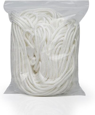 Aoneky White Nylon Lacing Cord (1/8in 32ft) in Kuwait
