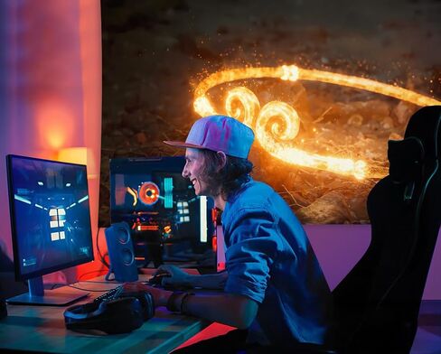 نسيج LERDWINT المضيء، نسيج لعبة Wukong، نسيج لعبة الرسوم المتحركة، هدية لمحبي الرسوم المتحركة، ديكور غرفة الأولاد، ديكور غرفة الألعاب، ديكور منزلي لغرفة النوم، نسيج معلق على الحائط in Saudi Arabia