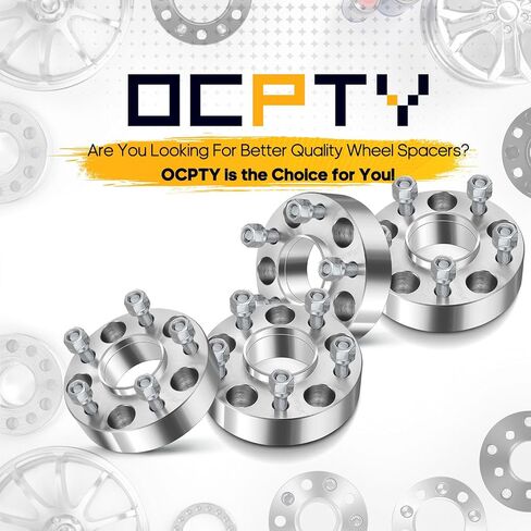 OCPTY 5x4.75 إلى 5x4.75 فواصل العجلات 1.5 بوصة مركزية مع 12x1.5 صامولة بديلة مناسبة لشيفي لإمبالا S10 بليزر لبويك لبونتياك فينيكس 4 قطع in Saudi Arabia