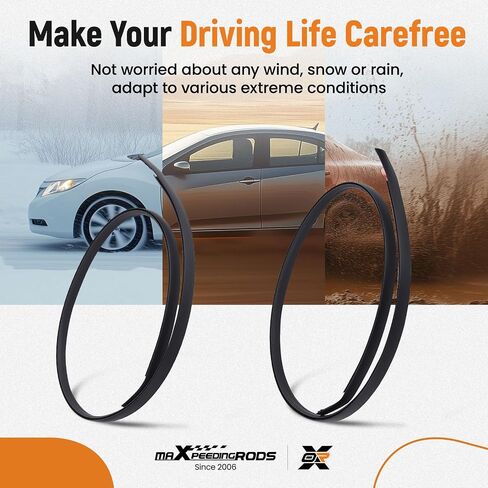 maxpeedingrods 2 قطعة شريط تزيين السقف الأيسر والأيمن لسيارة Toyota Camry Hybrid LE SE XLE، لسيارة Toyota Camry LE SE XLE XSE SE 2012-2017 استبدال 75556-06080 75555-06080 75555-06100 75556-06100 in Saudi Arabia
