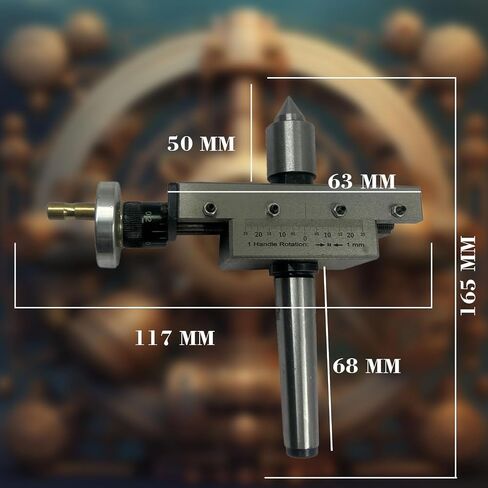 New improved Tapper Turning Tapper Attachment with Interchangable Revolving Centre and Dead centre MT3 in Kuwait