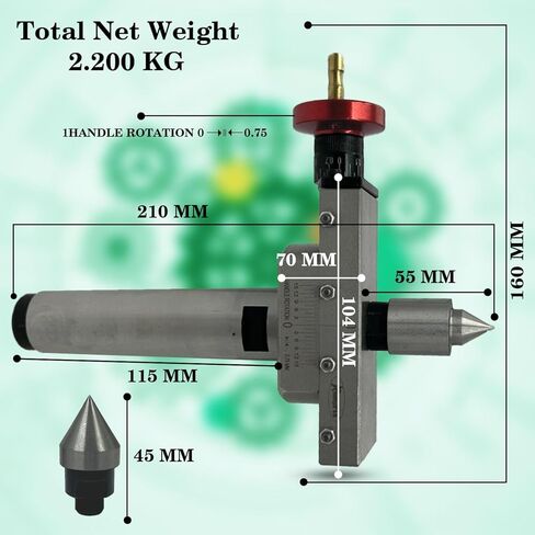 ملحق Tapper Turning Tapper الجديد المحسن مع مركز دوار قابل للتبديل ومركز ميت MT3 in Kuwait