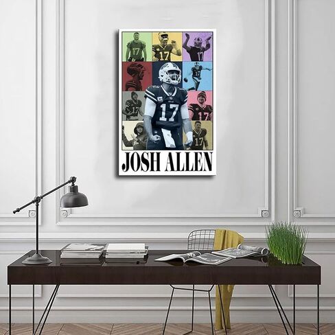 SONAXO Josh Allen Canvas Poster Wall Art Decor Print Picture Paintings for Living Room Bedroom Decoration Unframe: Unframe:12x18inch(30x45cm) in Saudi Arabia