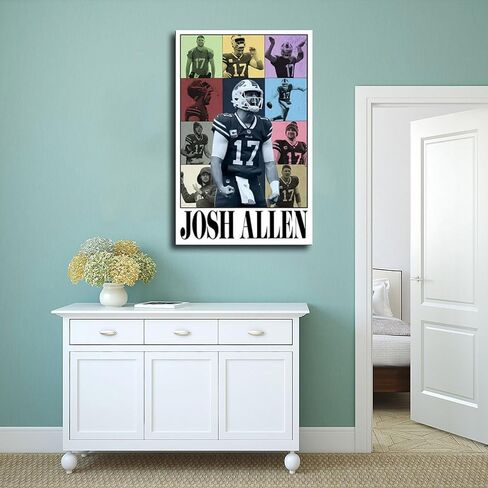 SONAXO Josh Allen Canvas Poster Wall Art Decor Print Picture Paintings for Living Room Bedroom Decoration Unframe: Unframe:12x18inch(30x45cm) in Saudi Arabia