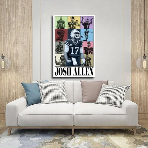 SONAXO Josh Allen Canvas Poster Wall Art Decor Print Picture Paintings for Living Room Bedroom Decoration Unframe: Unframe:12x18inch(30x45cm) in Saudi Arabia