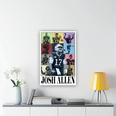 SONAXO Josh Allen Canvas Poster Wall Art Decor Print Picture Paintings for Living Room Bedroom Decoration Unframe: Unframe:12x18inch(30x45cm) in Saudi Arabia