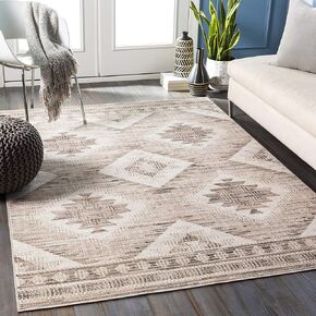 Livabliss Bertie Rustic Southwestern Area Rug, 7'10" x 10'2", Camel