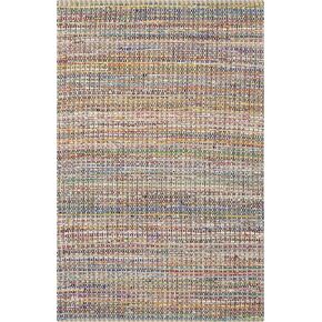 SAFAVIEH Nantucket Collection Area Rug - 5' x 8', Yellow, Handmade Boho Cotton, Ideal for High Traffic Areas in Living Room, Bedroom (NAN220D)