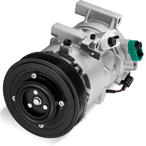 Air Conditioner A/C Compressor with Clutch 977011R100 Compatible with Hyundai Accent & Kia Rio 2012-2017 L4 1.6L 12 13 14 15 16 17