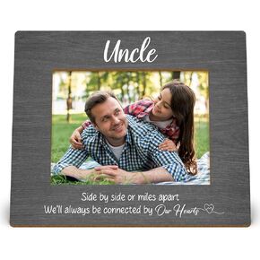Uncle Picture Frame,Uncle Gifts for Christmas Fathers Day, Best Uncle Gifts from Niece Nephew Kids, Long Distance Gifts for Uncle, Uncle and Me Photo Picture Frames for 5x7 Photos