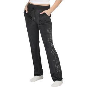 Juicy Couture Women's Velvet Fleece Pajama Pant with Rhinestones