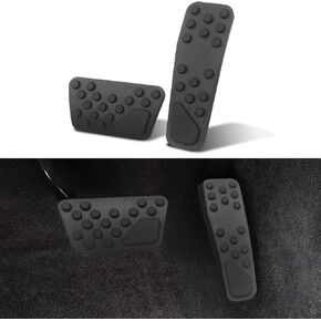 Aluminium Car Accelerator Gas Brake Pedal Cover Compatible For Dodge Challenger 2008-2024,for Charger 2011-2023, Compatible For Chrysler 300/300C 2010-2019 Foot Pedal Cap Interior Accessories