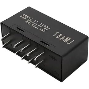 LM487 LED Flasher Relay, Turn Signal Relay for Chevy Silverado GMC Cadillac Hummer 03-07, 10383321 15231201 LED Blinker Module Hazard Warning LED Flasher GM Relay