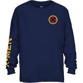 Marvel X-Men Xavier Institute Blackbird Long Sleeve Mens Adult T-Shirt