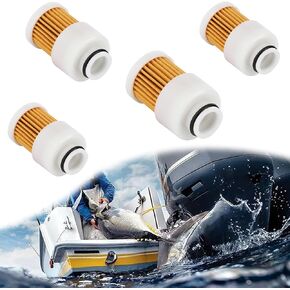 4 Pack 18-7979 Fuel Filter Outboard Compatible with Yamaha 50HP 60HP 75HP 90HP 115HP Mercury 881540 Sierra Engine Replace Filters Element 68V-24563-00-00