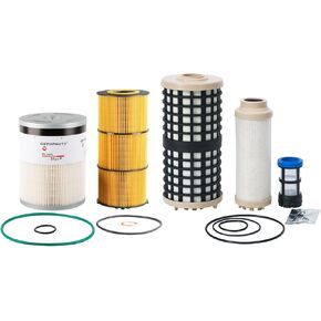 PF9924 Fuel Filter FS19915 Fuel Water Separator P551005 Oil/Lube Filter Kit Compatible With Freightliner Cascadia DD13 DD15 DD16