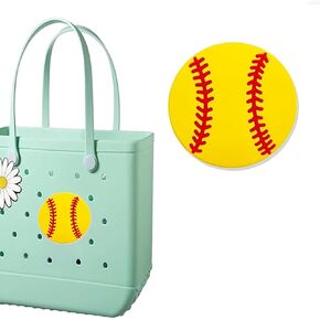 Sports Charms for Bogg Bag baseball, Decoration Accessories for Bogg Bag Original All Models, Bag Charms