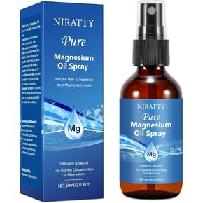 Magnesium Oil Spray, 100% Natural & Pure Magnesium Oil for Feet - Easy to Get Healthy Hair & Skin (1pcs)