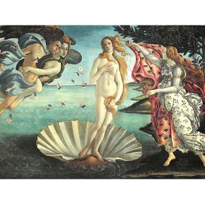 Wee Blue Coo Painting Sea Shell Goddess Birth Venus Botticelli Unframed Wall Art Print Poster Home Decor Premium