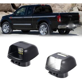 Gempro Led License Plate Lights Compatible with Nissan Frontier Titan Armada Xterra Suzuki Equator Amber Neon Tube Tag Lamps