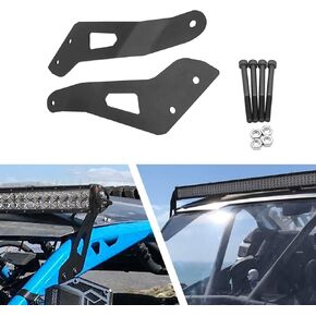 DaSen Light Bar Mount Bracket 50" Curved/Straight LED Light Bar Upper Roof Mount Compatible with Can-am Maverick X3 & X3 Max DS RS MR Turbo R 2017-2024