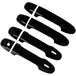 DEYTOP Exterior Door Handle Cover for Subaru Impreza/Forester/Ascent 2019-2022 Door Handle Trim for Subaru XV Crosstrek 2018-2024/BRZ 2012-2021 with 3 Keyless Entry Holes (Gloss Black)