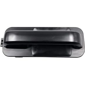 Left Rear Door Outer Handle Low Gloss Smooth Black Compatible with Ford F150 2015-2020