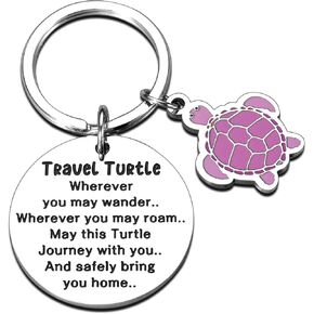 Aiseavril Cadeau Sea Turtle Gifts for Woman, Good Luck Charms for Travel Lovers, Sea Turtle Decor Gifts for Turtle Lovers