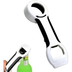 Soda Bottle Opener Tool 4-in-1 Grip Bottle Opener Lids off Jar Opener for Easy Opening Twist Caps Canning Lids Can Tabs Multifunctional Plastic Tool Kitchen Gadgets for Arthritis Relief