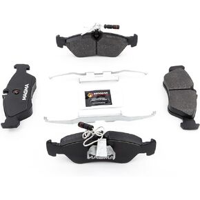 MAGMA Premium PMD1006M Semi-Metallic Brake Pads, Rear