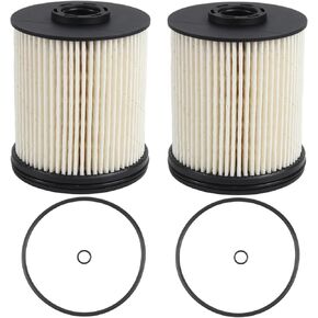 2Pcs 6.6L Duramax Diesel TP1015 Fuel Filter Kit Compatible with 2014-2022 Chevrolet Cruze Silverado 2500/3500 HD Cadillac Escalade GMC Sierra 2500/3500 HD Replace 22937279 23456595 23304096