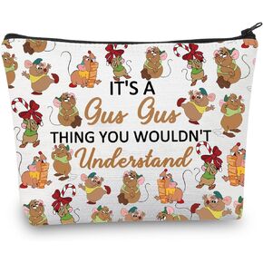 BDPWSS Jaq And Gus Makeup Bag Gus Gus Fans Gift It's A Gus Gus Thing You Wouldn't Understand Gift Fairy Tales Gift (It's Rat Thing)