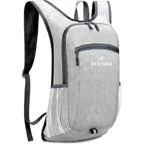 15L Small Backpack, Foldable Compact Travel Daypack Bag, Lightweight Weekend Backpack, Packable for Short Trips, Hiking, and Shopping