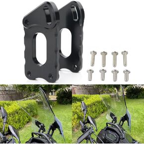 Xitomer Adjuster Windshield Risers Fit for KLR 650 KLR650 2022-2024 Motorcycle Accessories Windshield Bracket Adjuster Windscreen Risers