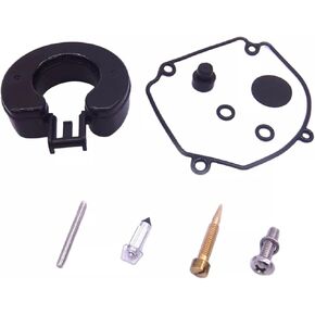 6H1-W0093-01-00 Carburetor Rebuild Kit for Yamaha Outboard 75 85 90 HP C75 E75 C85 CV85 Boat Motor Engine Carb Repair Parts Replacement Sierra 18-7291 6H1-W0093-02-00 6H1-W0093-00-00