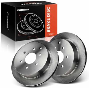 A-Premium 11.13 inch (282.7mm) Front Vented Disc Brake Rotors Compatible with Select Nissan, Suzuki models - Frontier 2005-2019, Equator 2009-2012, RWD, 2-PC Set