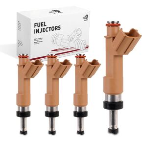 Fuel Injectors 23250-0T010 Fit For:/-Toyota Corolla 2009-2015 1.8L XRS Sedan 2.4L 2009-2013 Matrix Base Wagon 1.8L 2009-2012,4Pcs OE 322-50202,23209-09140,23209-39145,322-50202